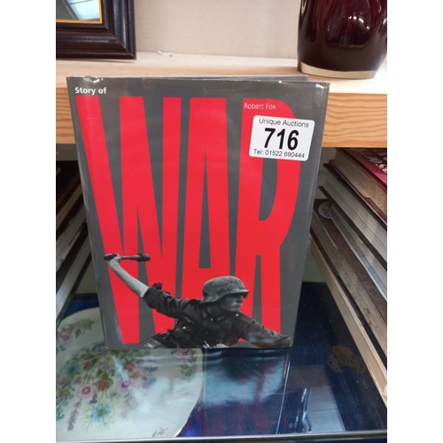 716 - A selection of books on war including The Red Baron, covenants with death etc