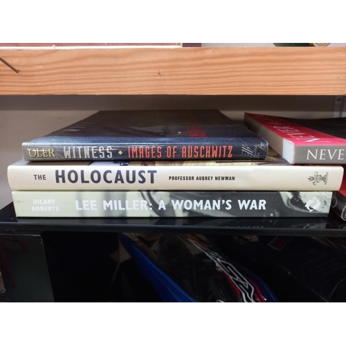 727 - A quantity of holocaust and war books