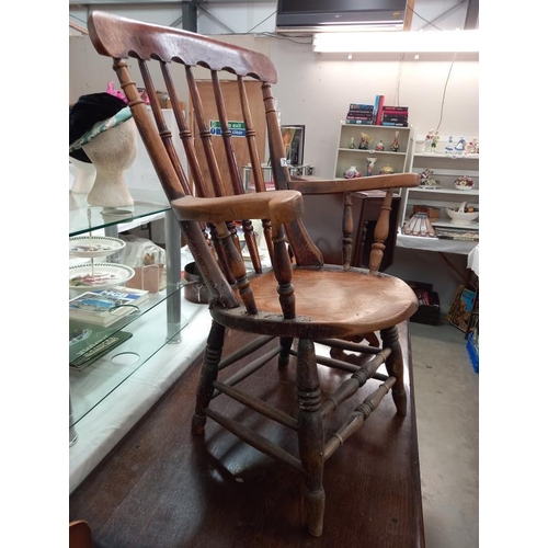 769 - A 19c carver chair