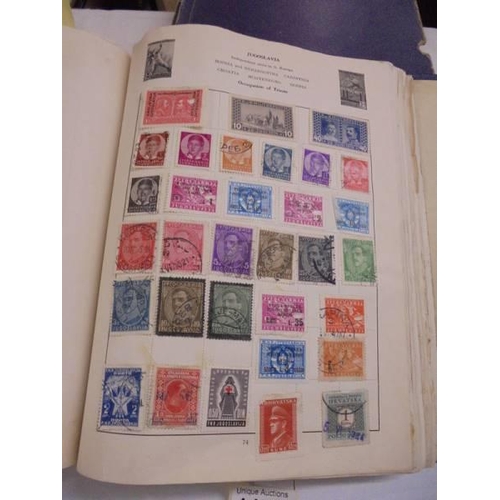 1175 - An album of postage stamps including six penny reds.