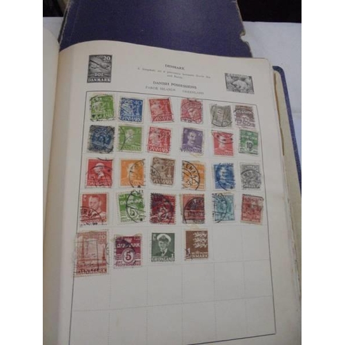 1175 - An album of postage stamps including six penny reds.