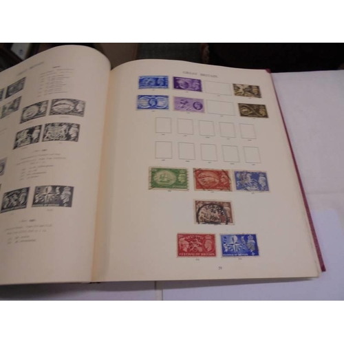 1178 - Three good stamp albums.