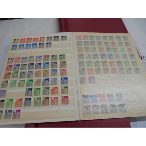 1178 - Three good stamp albums.