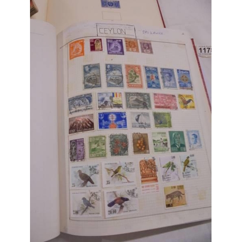 1178 - Three good stamp albums.