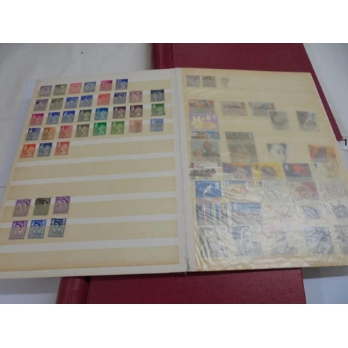 1178 - Three good stamp albums.