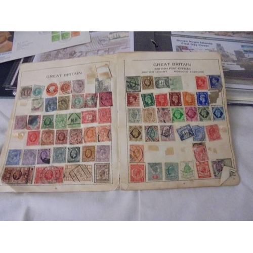 1182 - An album of first day covers, stamp album etc.,