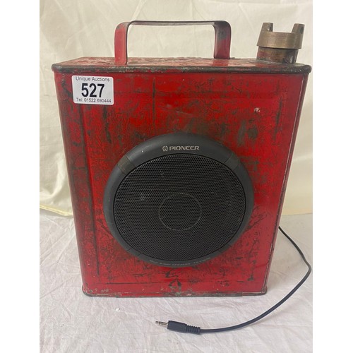 527 - An upcycled vintage Petrol Can Speaker (Donated by Upcycled Innovations)