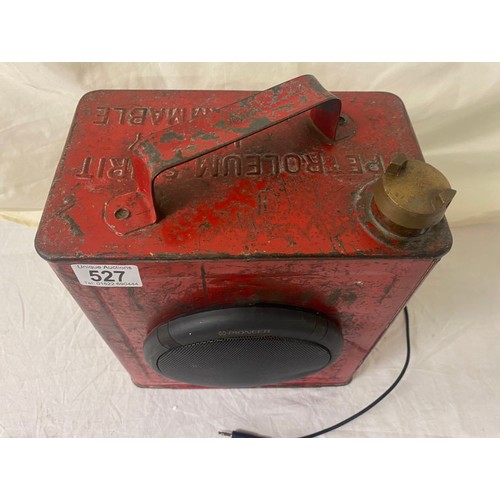 527 - An upcycled vintage Petrol Can Speaker (Donated by Upcycled Innovations)