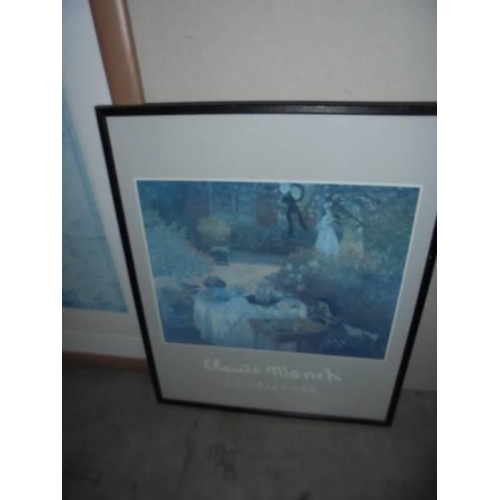 585 - Three framed and glazed prints, COLLECT ONLY.