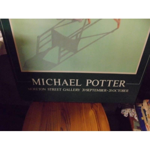 595 - A Michael Potter poster. COLLECT ONLY.