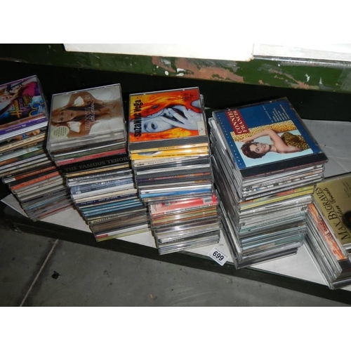 699 - A large lot of CD's.