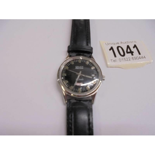 1041 - A Gruen precision 17 jewel date watch.