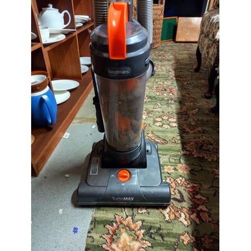 503 - A Goodman's turbomax vacuum cleaner. COLLECT ONLY.