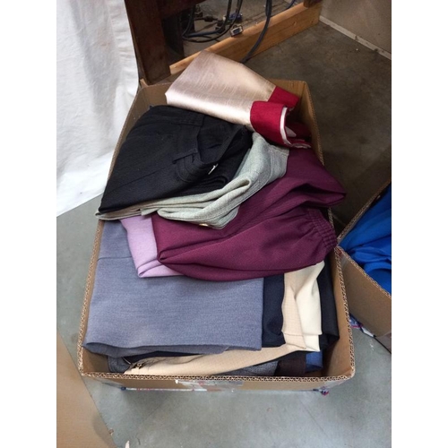 604 - A good lot of ladies jackets, tops, trousers etc mainly size 14, in good condition