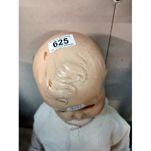 625 - A vintage celluloid headed doll