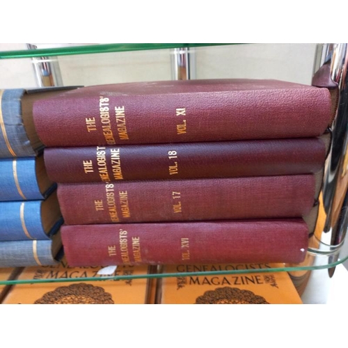 675 - A quantity of The Genealogist's magazines including bound volumes starting 1935