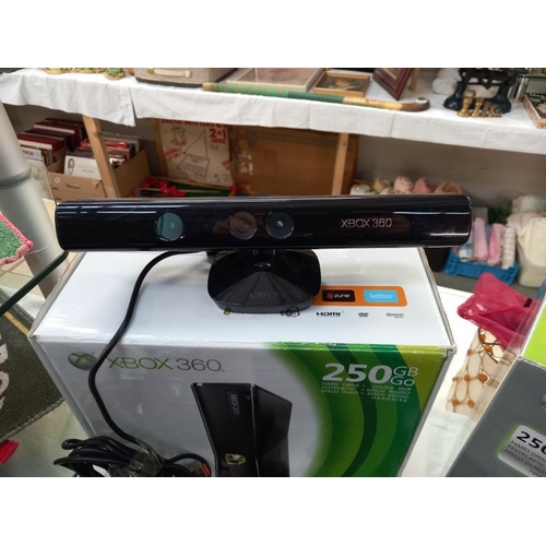 694 - An Xbox 360 with box & an empty Xbox 360 box etc.