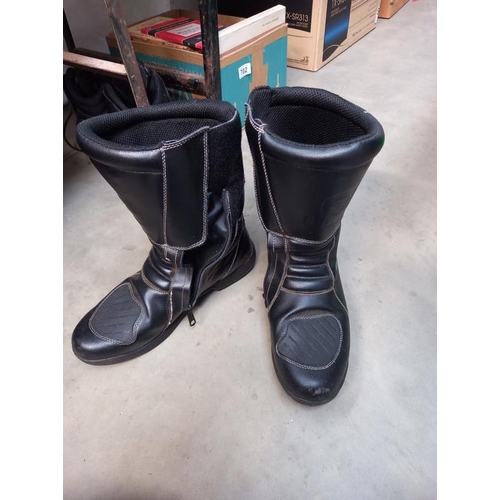 701 - A pair of Merlin motorcyclists boots new with labels size 11 plus another used pair, size unknown & ... 