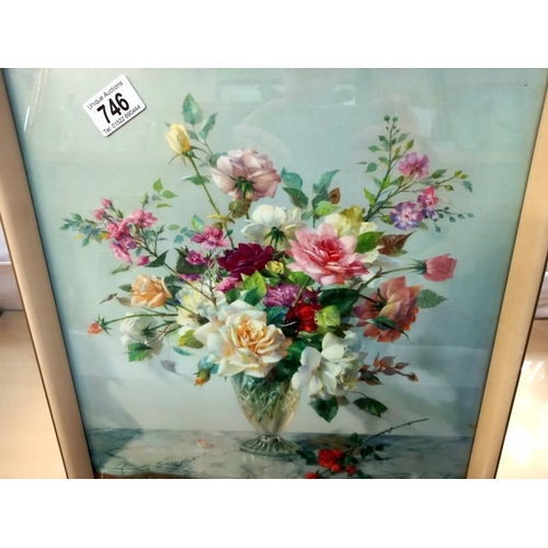 746 - A Verno Ward Midsummer Glory still life of a vase of flowers