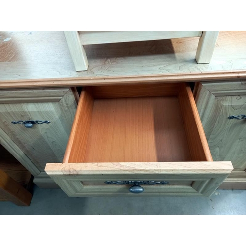 755 - A 3 door 1 drawer sideboard