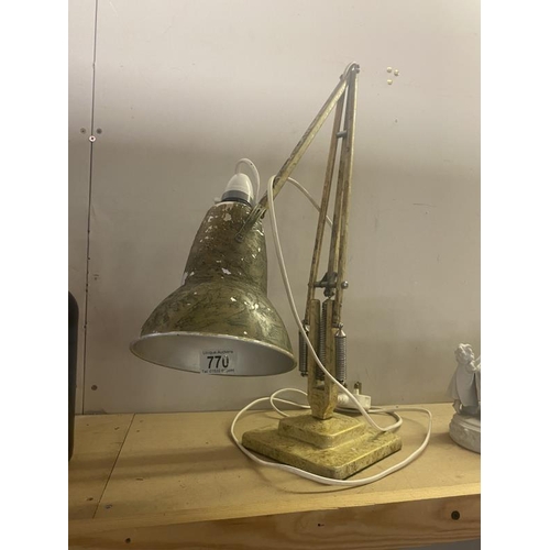 770 - A vintage Herbert Terry Anglepoise lamp