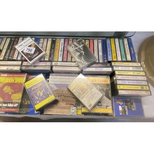 790 - A large collection of music cassettes including BBC Radio collection