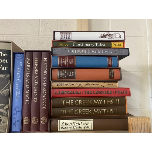 13 - A good collection of Folio Society Books and sets including Pepys Diary (3 volume set), The Complete... 