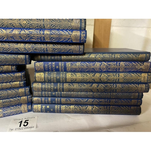 15 - 22 Volumes of 1920s Rudyard Kipling Macmillan Books