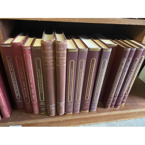 41 - Approximately 29 volumes of the publication the Harleian Society