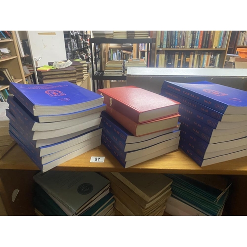 57 - 22 volumes of transactions of the Cumberland & Westmorland antiquarian archaeology Society