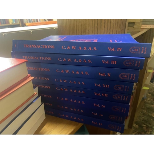 57 - 22 volumes of transactions of the Cumberland & Westmorland antiquarian archaeology Society