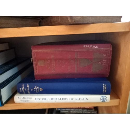 75 - Heraldry & Heraldic related books including The Art of History