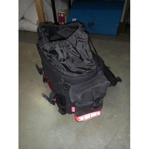 833 - 3 cycle panier bags/box, (2 fabric & 1 plastic top box)