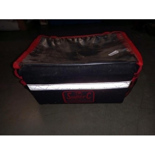 833 - 3 cycle panier bags/box, (2 fabric & 1 plastic top box)