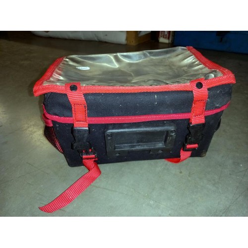 833 - 3 cycle panier bags/box, (2 fabric & 1 plastic top box)