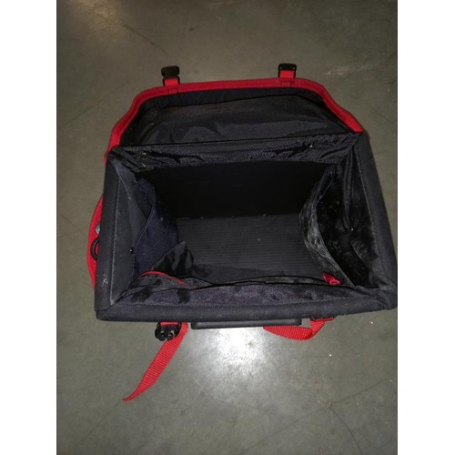 833 - 3 cycle panier bags/box, (2 fabric & 1 plastic top box)