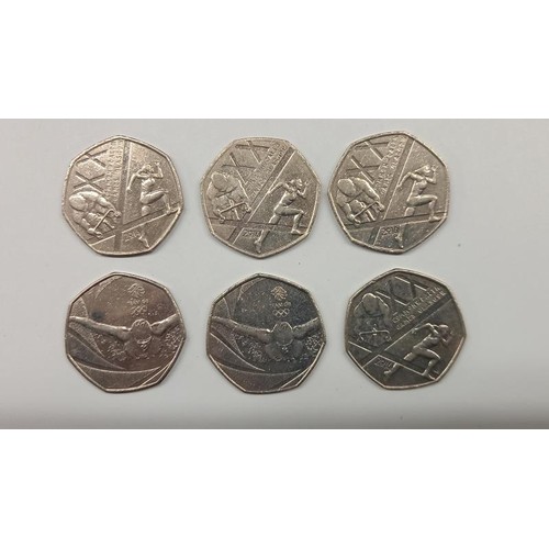 1165 - A quantity of collectable Commonwealth games 50p (£5 face value)and 2016 team GB Olympics 50p (£3.50... 