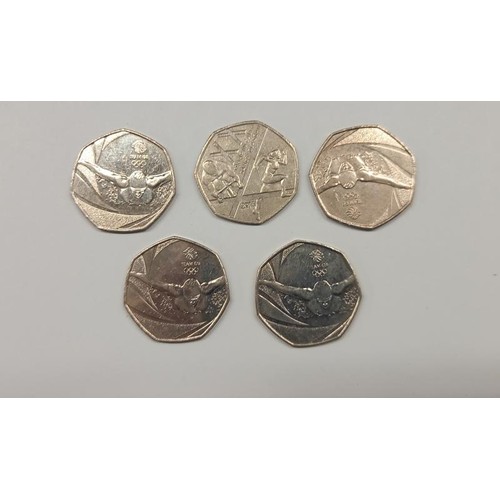 1165 - A quantity of collectable Commonwealth games 50p (£5 face value)and 2016 team GB Olympics 50p (£3.50... 