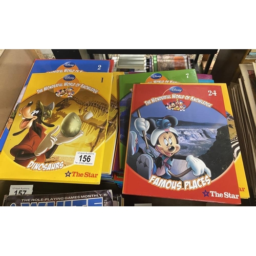 156 - Disney Wonderful world of knowledge (complete set 1 to 24, plus some duplicates)