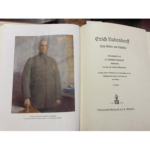 169 - A signed copy plus signed inserts by Mathilde Luddendorff of Erich Ludendorff Sein Wefen und Geschaf... 