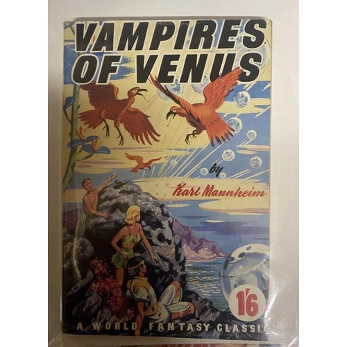 162 - 5 classic Science Fiction Sci-Fi pulp fiction books including When the Earth Dies, VEGA, Vampires of... 