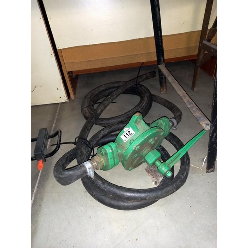 112 - A Bilge pump with hose