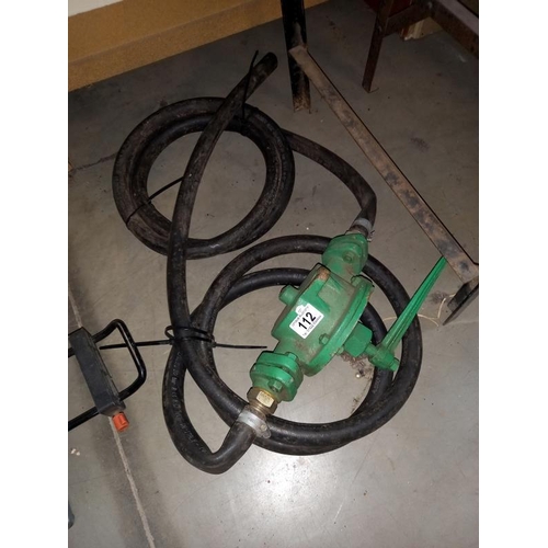 112 - A Bilge pump with hose