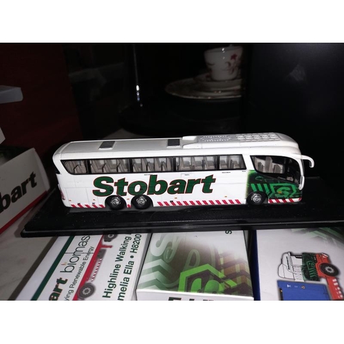 129 - 8 boxed Eddie Stobart die cast lorries