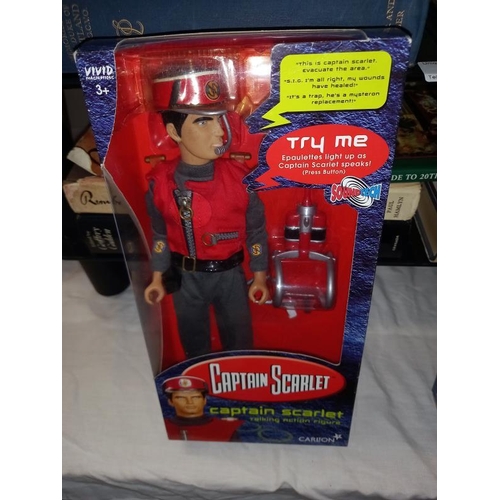 30 - 2 boxed Captain Scarlet talking action figures