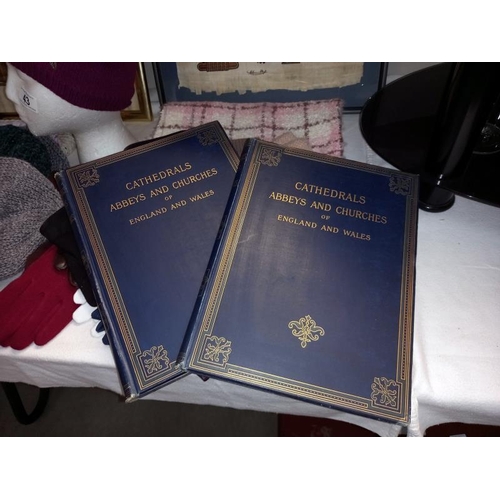 41 - 6 volumes of cathedral's, abbeys and churches of England and Wales