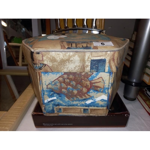 6 - An Egyptian themed sewing box