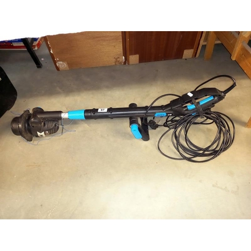 67 - A Mac Allister 430w electric strimmer in working order