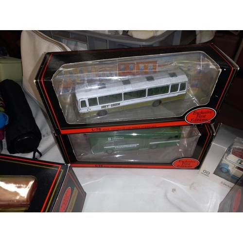 72 - A good selection of EFE exclusive first edition 1/76 scale model buses