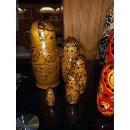 79 - 3 Russian dolls including traditional doll and an Indian style doll